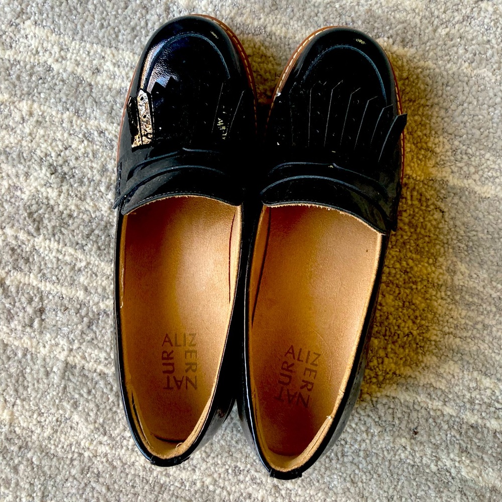 Naturalizer patent leather loafers